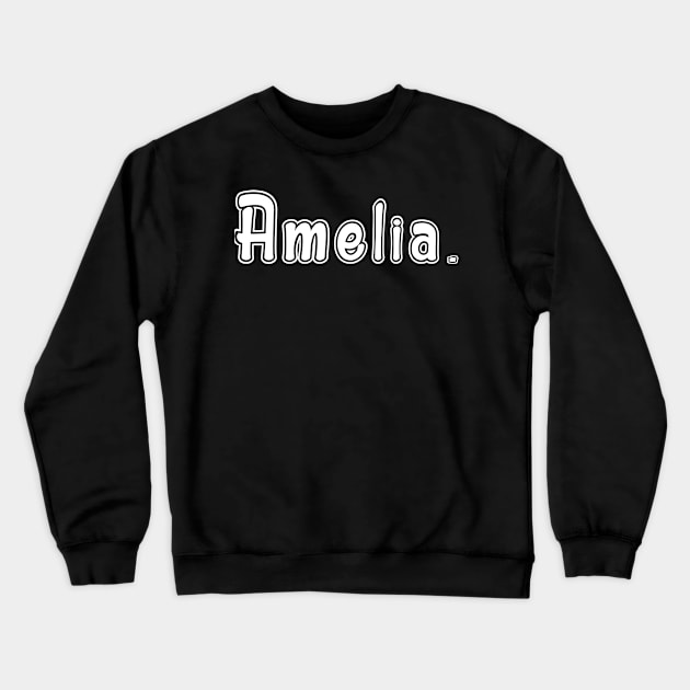 Name Amelia Crewneck Sweatshirt by CanCreate